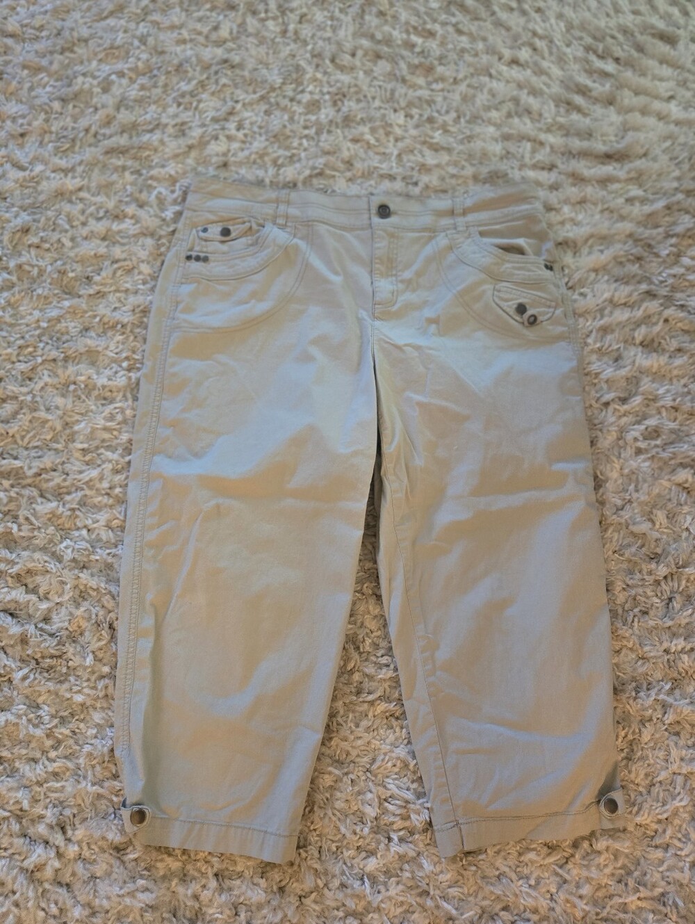 Woman's Style & Co Beige Capris Size 16